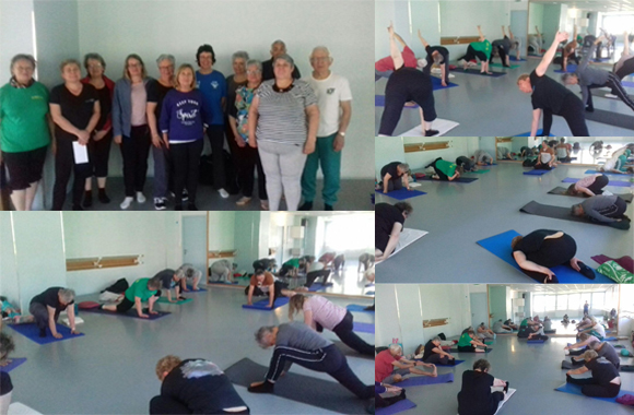 En Corrèze, l'association Asapes 19 (Aide et soutien aux personnes en surpoids de la Corrèze), créée en février 2013, développe depuis 2017 les séances de yoga. Et cette activité remporte un vif succès auprès de la soixantaine d'adhérents.