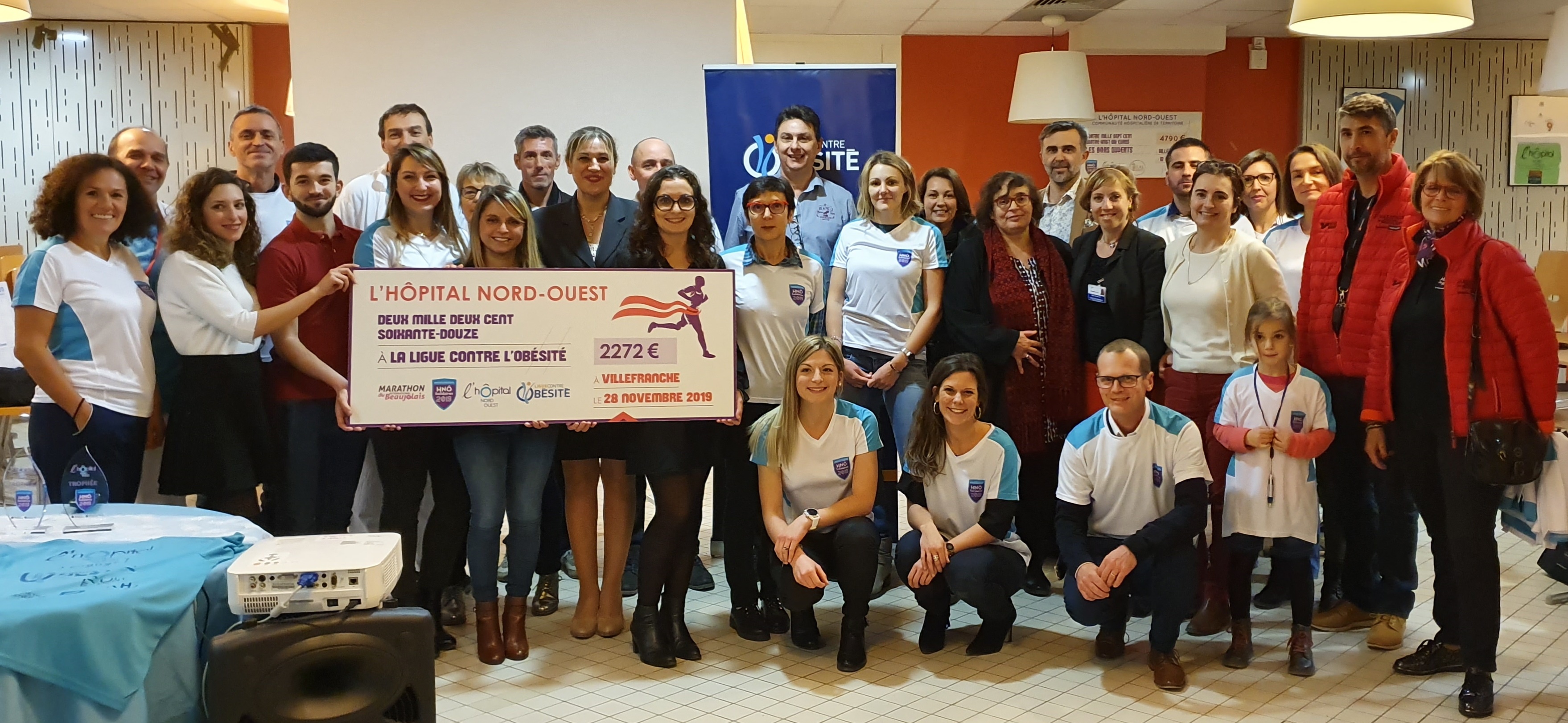 Marathon du Beaujolais : le joli don des agents hospitaliers