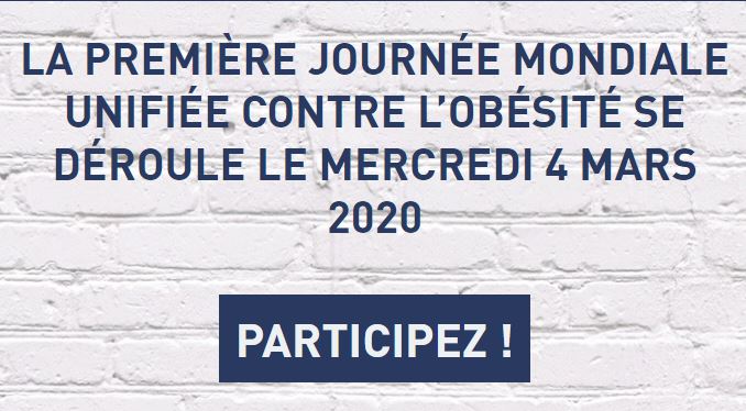 Pleinement associée à la Journée mondiale unifiée contre l’obésité (World Obesity Day) programmée mercredi 4 mars, la Ligue contre l’obésité met en ligne un site spécifique dédié à cet événement. Idéal pour tout savoir sur les manifestations en France et mieux appréhender cette pathologie qui touche plus de 2 milliards d’êtres humains.